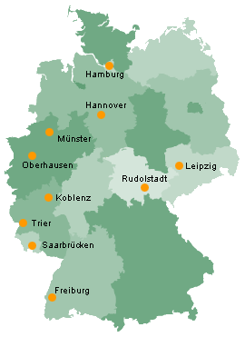 Die Umweltzentren in Deutschland